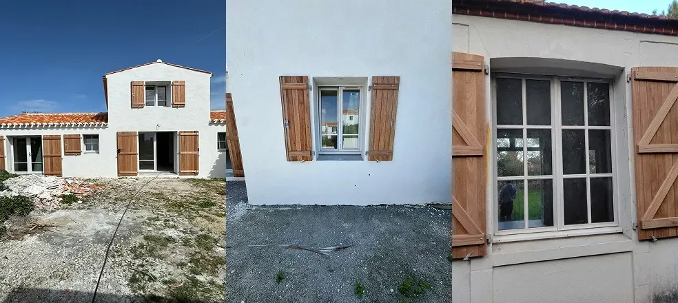 Volets battants près de Barbâtre 